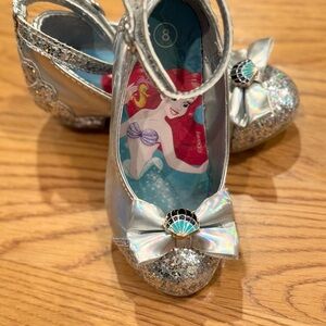 Size 8 toddler The Littler Mermaid Princess Ariel sparkly dress shoes heels